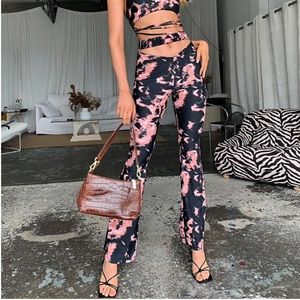 Tiger mist cut out pants